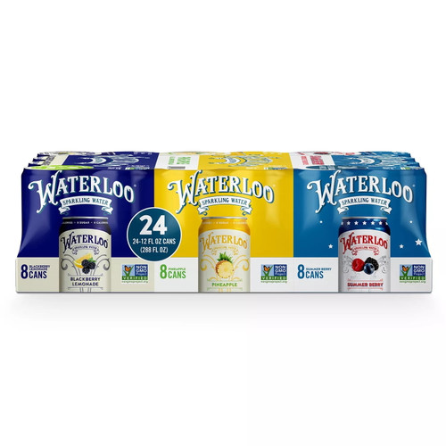 Waterloo Sparkling Water Summer Variety Pack (12 Fl. Oz., 24 Pk.)