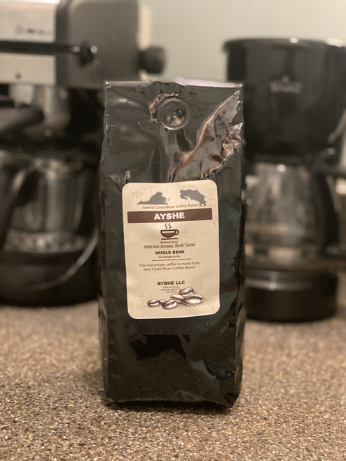 Ayshe's Coffee Costa Rican Roasted Coffee Whole Bean