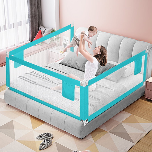 Child Toddlers Bed Rails Height Adjustable Baby Bed Barrier Kids Infant Bed Guard Rails Safety Baby Playpen, 1pc