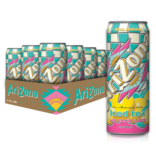 Arizona Lemon Tea Big Can, 23 Fl Oz (pack Of 12)