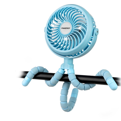 Stroller Fan, Battery Powered Clip-on Fan With Flexible Tripod, Portable Personal Fan 360° Adjustable, For Stroller, Car Seat, Treadmill