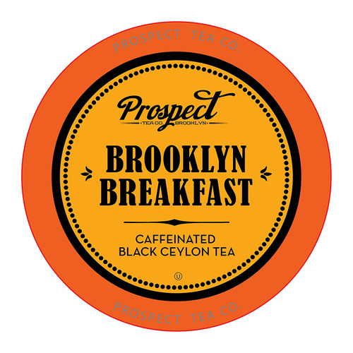 Prospect Tea Black Ceylon Tea Pods Compatible With K Cup Brewers Including 2.0, Brooklyn Breakfast, 40 Count
