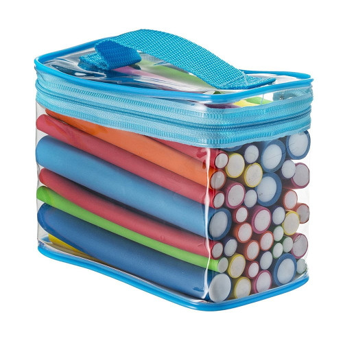 Heatless Curlers 42pcs Flexi Rods Natural Hair 7 Sizes Set Hair Sponge Foam Curler Set For Long Natural Hair Home Salon(random Color)