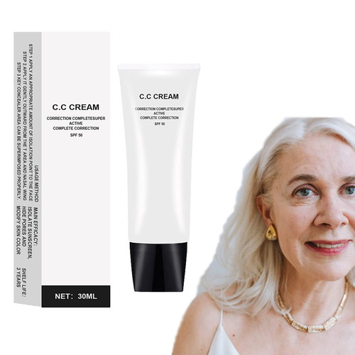 Skin Tone Adjusting Cc Cream Spf 43, Colour Correcting Self Adjusting For Mature Skin (2 Cc Creams)