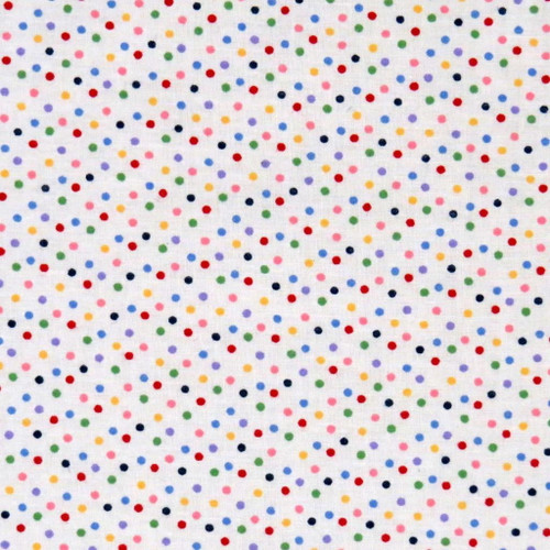 Sheetworld Fitted 100% Cotton Percale Bassinet Sheet 15 X 33, Colorful Pindots
