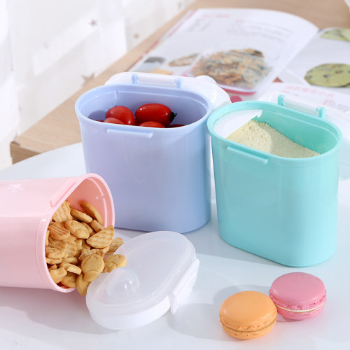 Mybeauty Portable Baby Milk Powder Formula Food Storage Box Dispenser Sealed Container Green-s