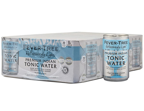 Fever-tree Light Tonic Water Cans, 24pk/5.07 Fl Oz, Lower In Calories, No Artificial Sweeteners, Flavorings Or Preservatives