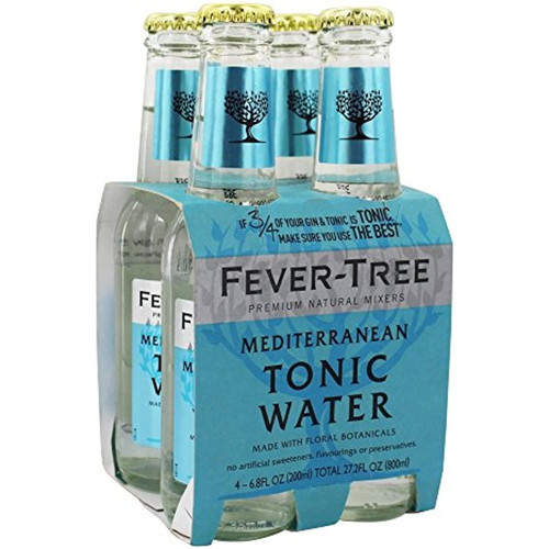 Fever Tree Mediterranean Tonic Water, 6.8 Fluid Ounce - 24 Per Case.