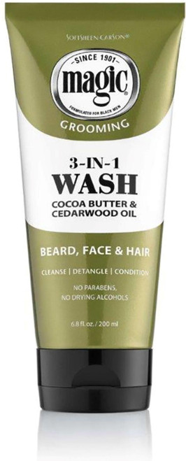 Magic 3-in-1 Beard Wash With Almond Oil