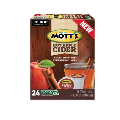 Mott's Apple Cider, Keurig Single-serve K-cup Pods, 24 Count