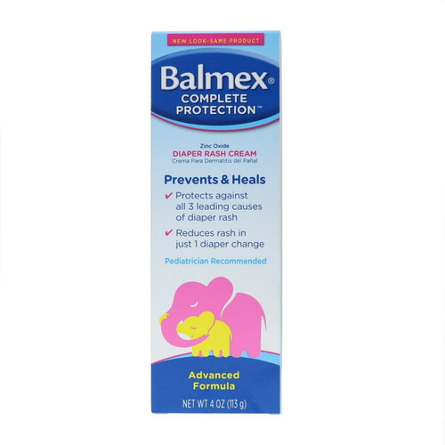 Balmex Complete Protection Diaper Rash Cream, 4 Oz (pack Of 2)