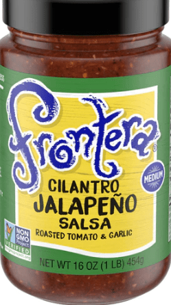 Frontera Gourmet Mexican Salsa Medium Jalapeno Cilantro 16 Oz Pack Of 3