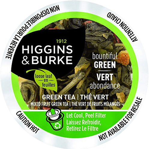 Higgins & Burke Bountiful Green Tea, 24 Pack For Keurig Machines