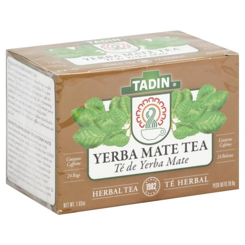 Tadin Herb & Tea Co. Yerba Mate Tea, Contains Caffeine, 24 Tea Bags