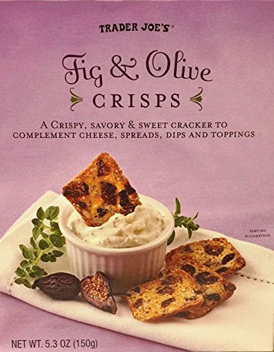 Trader Joes Crispy And Savory Sweet Fruit Crisps 5.3oz (fig & Olive)