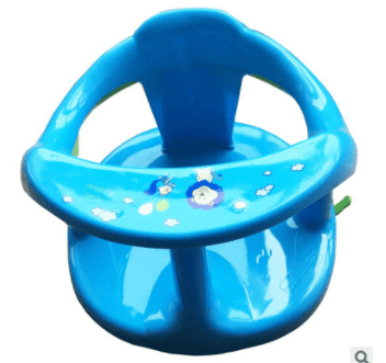 Newborn Infant Baby Bath Seat, Non-slip Infants Baby Bath Chair For Bathtub, Cute Shape Baby Shower Chairs For Tub Sitting Up, Surround Bathroom Seats For Baby 6-18 Months