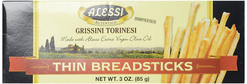 Alessi Grissini Torinesi Thin Breadsticks 3 Oz Pack Of 4