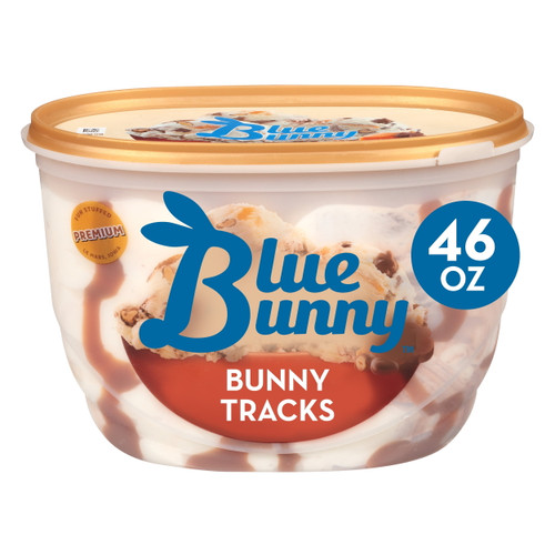 Blue Bunny Signature Bunny Tracks Frozen Dessert, 46 Fl Oz