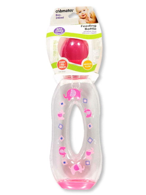Cribmates Feeding Bottle (8 Oz.) - Fuchsia, One Size