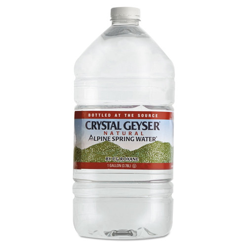 Crystal Geyser Alpine Spring Water, 1 Gallon Bottle - (6 Pack)