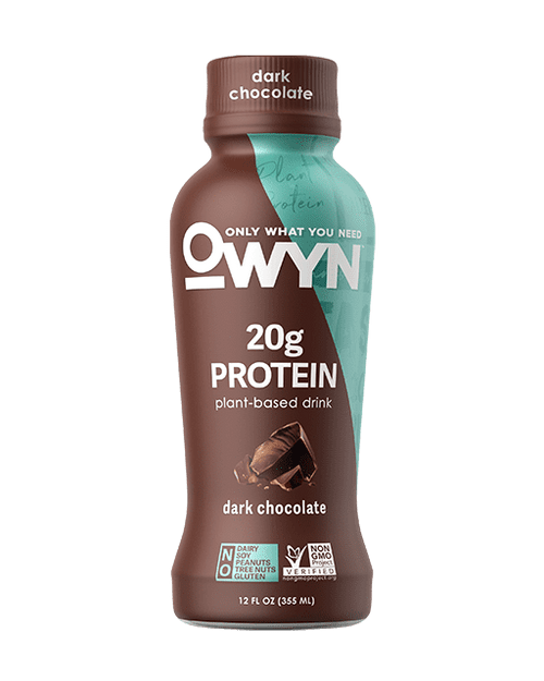 Owyn, Vegan Protein Shake,12 Fl Oz, 100-percent Plant-based (dark Chocolate, Pack Of 6)