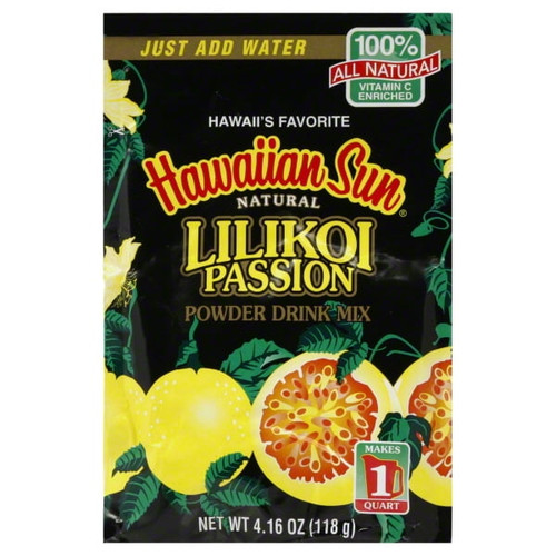 Hawaiian Sun Lilikoi Passion Powder Drink, 4.16 Oz.