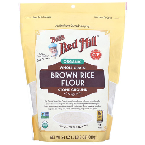 Bob's Red Mill Organic Brown Rice Flour, 24 Oz