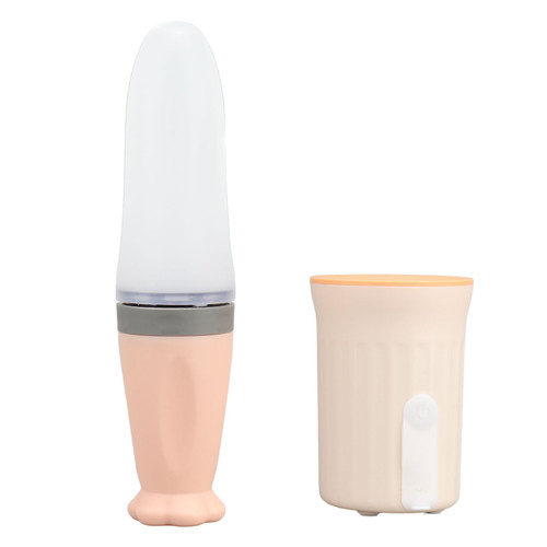 Fugacal Baby Food Maker Portable Baby Food Processor Multi Function Puree Blender Feeder Light Yellow,baby Food Blender,puree Blender Feeder