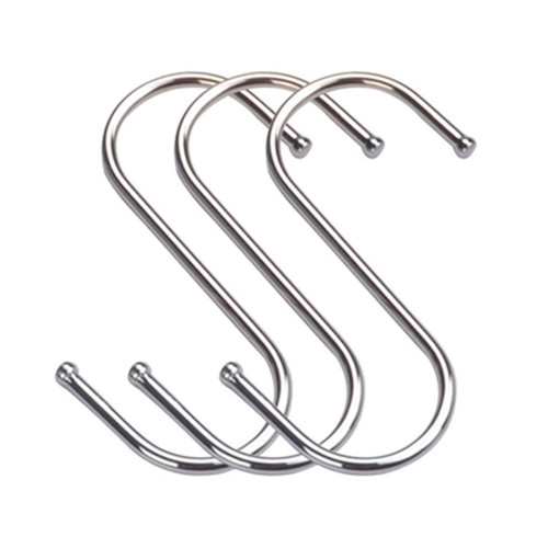 S Hook Stainless Steel Hook Barbecue Hook Hanging Sausage Hanging Turkey Hanging Barbecue Sausage Turkey Roast Duck Meat Home S Stainless Steel Hanging S Hook Stainless Steel Hook  Large 10pcs