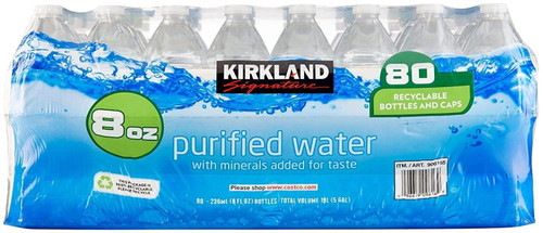 Kirkland Signature Premium Drinking Water, 8 Ounce (80 Count)