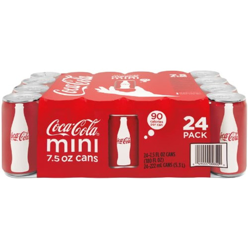 Coca-cola Mini-cans, 7.5 Fl Oz (pack Of 24)