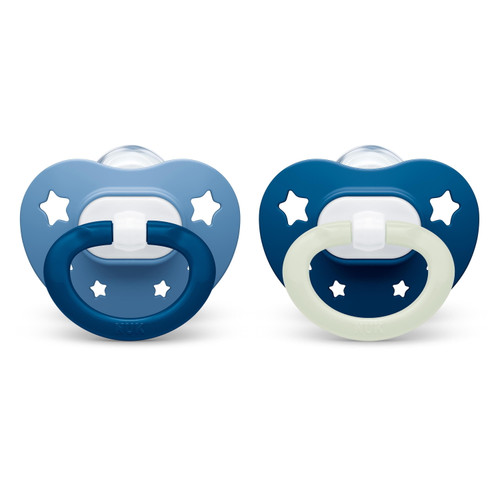 Nuk® Orthodontic Pacifiers, 6-18 Months, 2 Pack, Boy