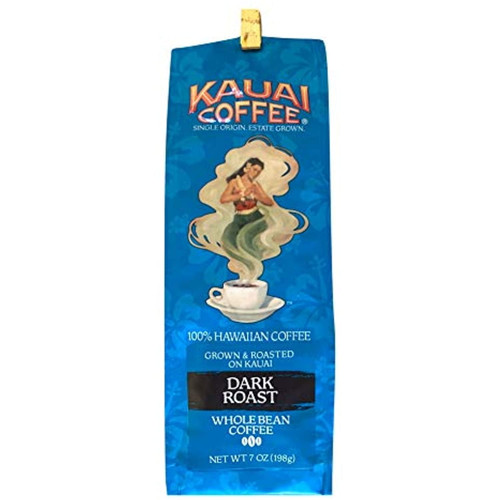 Kauai Coffee Hawaiian Dark Roast Whole Bean Coffee