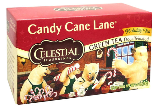 Celestial Seasonings Tea Decaf Candy Cane Lane
