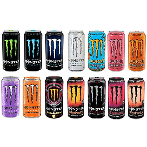 Monster Energy, Rehab, Juice Drink Variety Pack (pack Of 36)