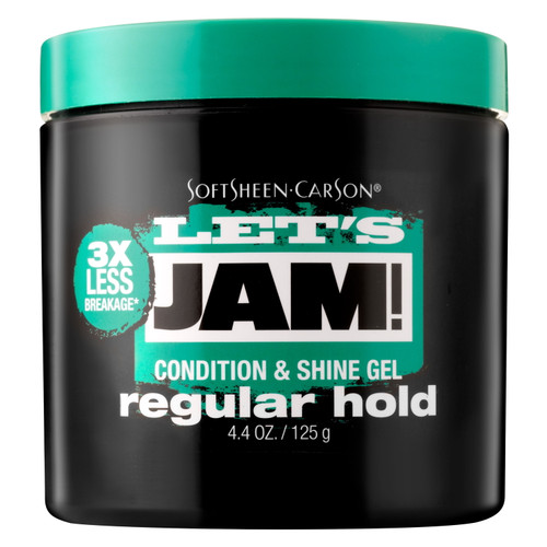 Softsheen-carson Let's Jam! Shine Enhancing Jar Hair Styling Gel, 4.4 Oz