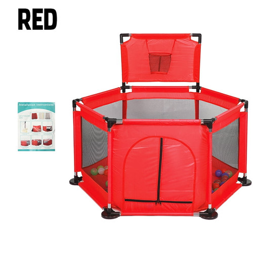 Infant Baby Large Playpen, With Anti-slip Suckers, Sturdy Babies Playpen, Indoor Baby Yard, Extra Large Playard For Baby, With Basket