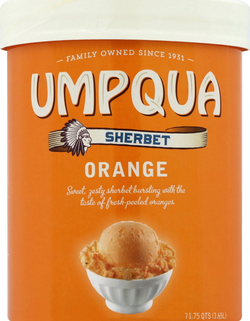 Umpqua Orange Sherbert, 1.75 Qts