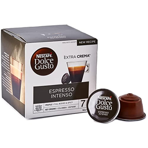 Nescafe Dolce Gusto Coffee Capsules, Espresso Intenso, 16 Count