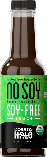 Ocean's Halo, Organic No Soy Soy-free Sauce - Less Sodium, Vegan, 10 Fl Oz.