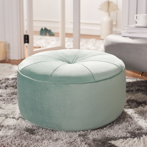 Safavieh Amais Round Ottoman Mint