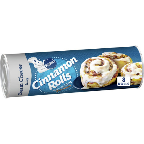 Pillsbury Cinnamon Rolls With Cream Cheese Icing, 8 Ct., 12.4 Oz.