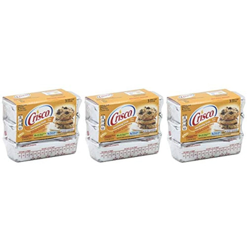 Crisco Baking Stickes Butter Flavor All Vegetable Shortening, 20 Ounce (pack Of 3)