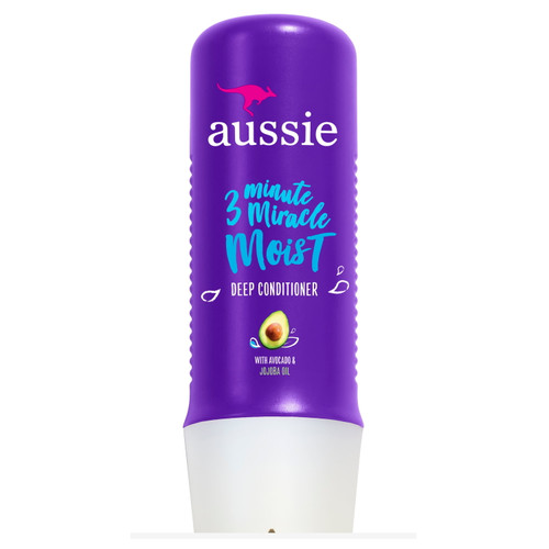 Aussie 3 Minute Miracle Moist Deep Conditioner, Paraben Free, 8 Fl Oz