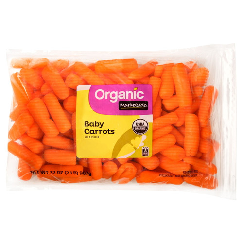 Organic Baby Peeled Carrots, 2 Lb Bag