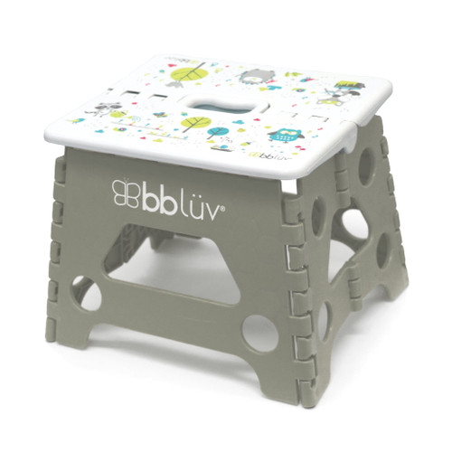 Bblüv Stëp, Foldable Step Stool, Grey