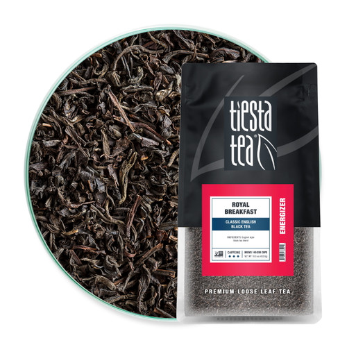 Tiesta Tea Royal Breakfast, Classic English Loose Leaf Black Tea, 16 Oz