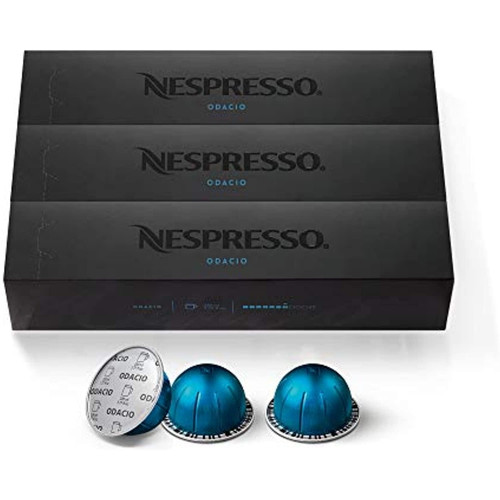 Nespresso Capsules Vertuoline, Odacio, Dark Roast Coffee, 30 Count Coffee Pods, Brews 7.77 Ounce