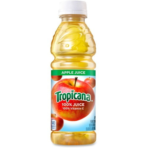 New Tropicana Bottled Apple Juice,each