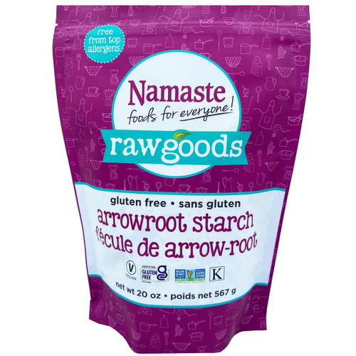 Namaste Foods Arrowroot Starch Gluten Free, 20oz Bag, Cooking Thickener